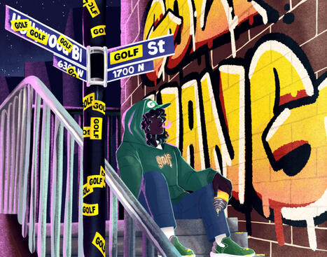 Golf Wang Advertisement, assignment for ART-473 @ Towson University, 2025