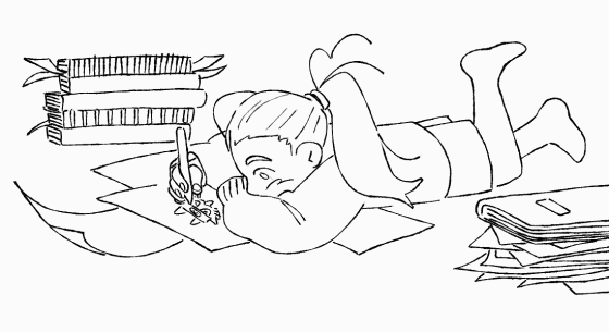 (Me drawing Naruto characters as cats, age 10 or so)